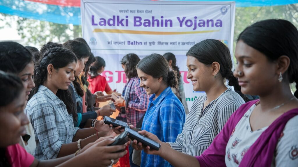 लाडकी बहिन योजने अंतर्गत मिळणार मोबाइल, लाडकी बहिन योजना, महिला सक्षमीकरण योजना, मोबाइल वितरण योजना, लाडकी योजना फायदे, मोबाइल योजना पात्रता, लाडकी बहिन अर्ज प्रक्रिया, शिक्षणासाठी मोबाइल, महिला सक्षमीकरण